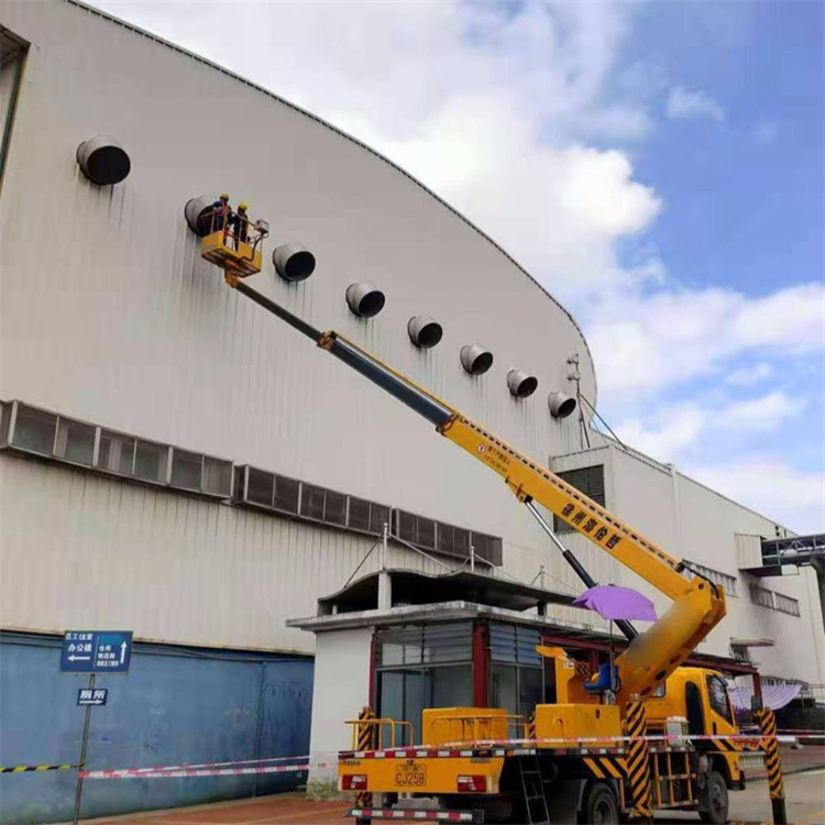 灌云县高空作业车出租服务：专业广告牌安装解决方案